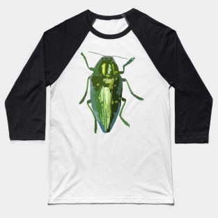 Jewel Beetle Digital Painting Baseball T-Shirt